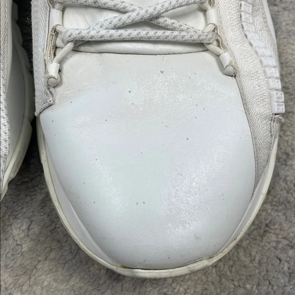Givenchy Spectre Runner Sneakers In Leather With Zip White Sz 41
